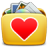 folder with a heart